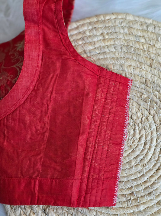 Sleeveless Blouse - Chilly Red