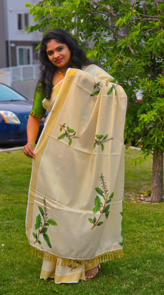 Tulasi Tissue Saree