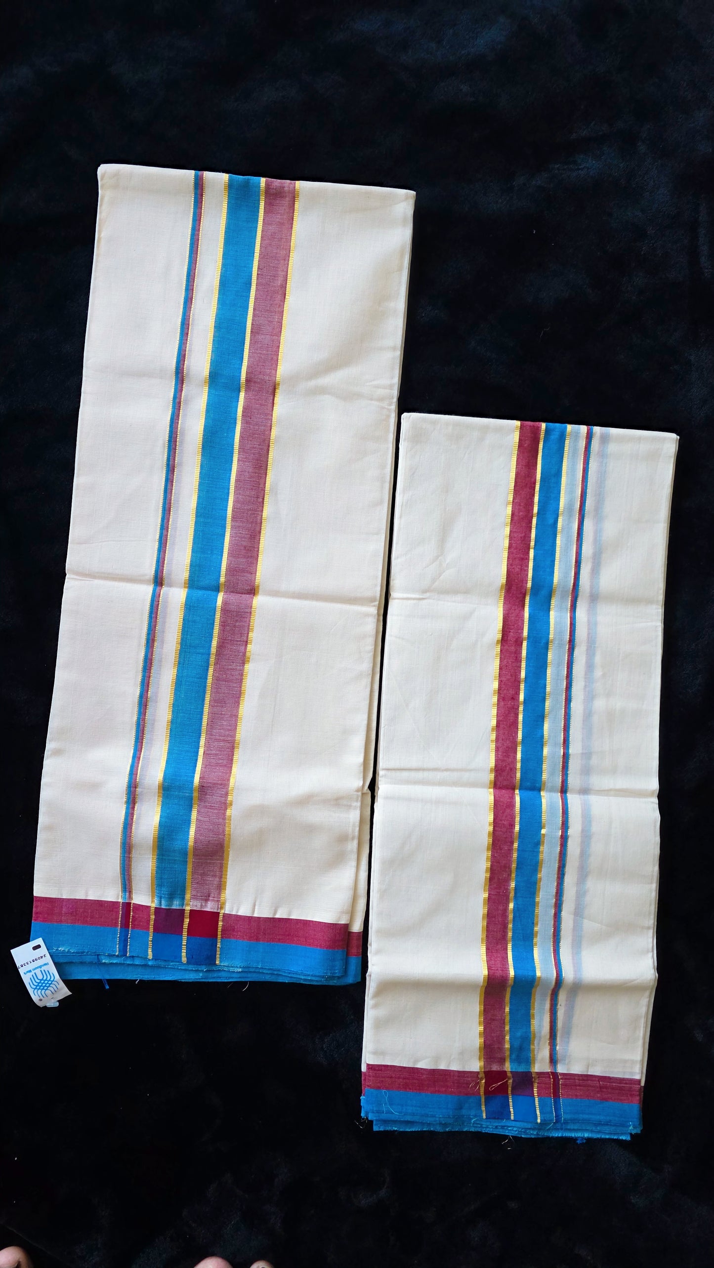 Mulloth Set mund -Pure Handloom certified