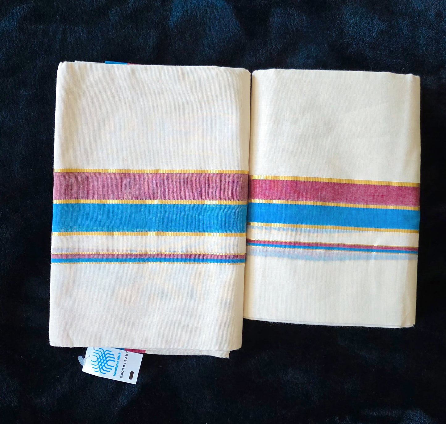 Mulloth Set mund -Pure Handloom certified