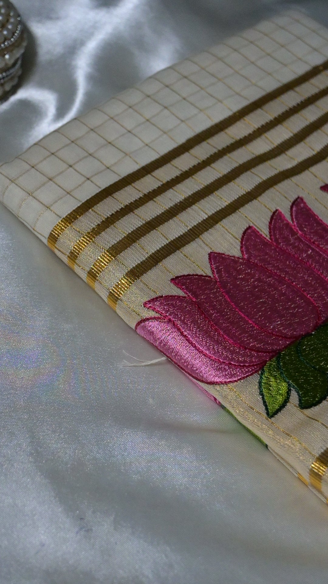 Lotus Kerala saree
