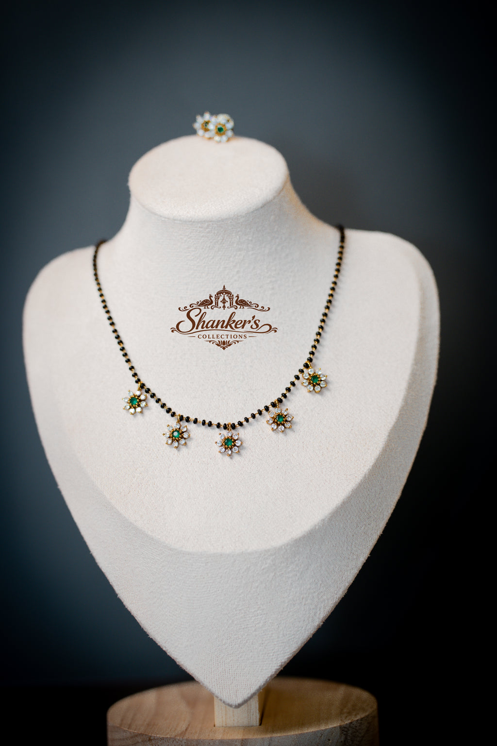Simple Necklace with karimani beads
