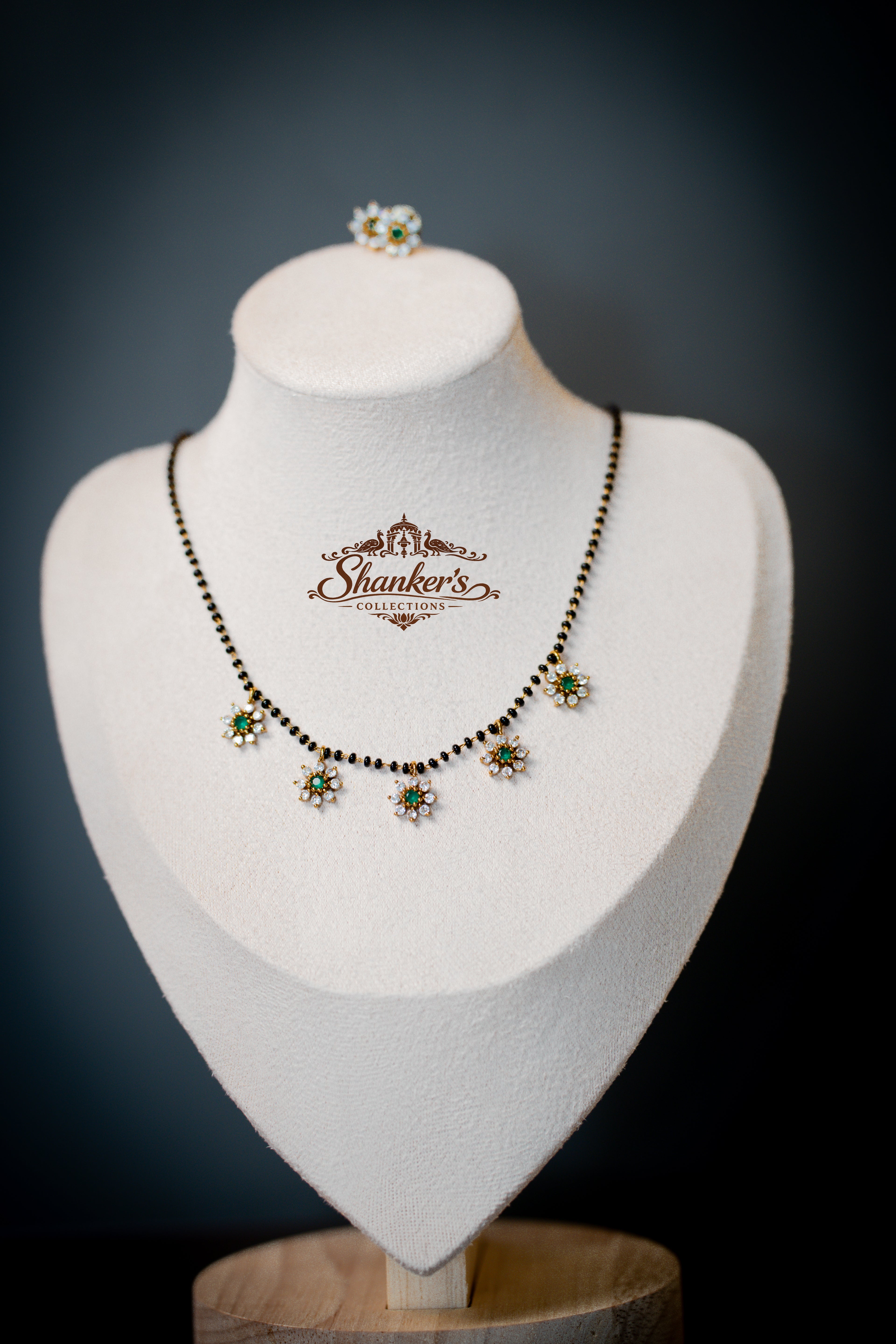 Simple Necklace with karimani beads