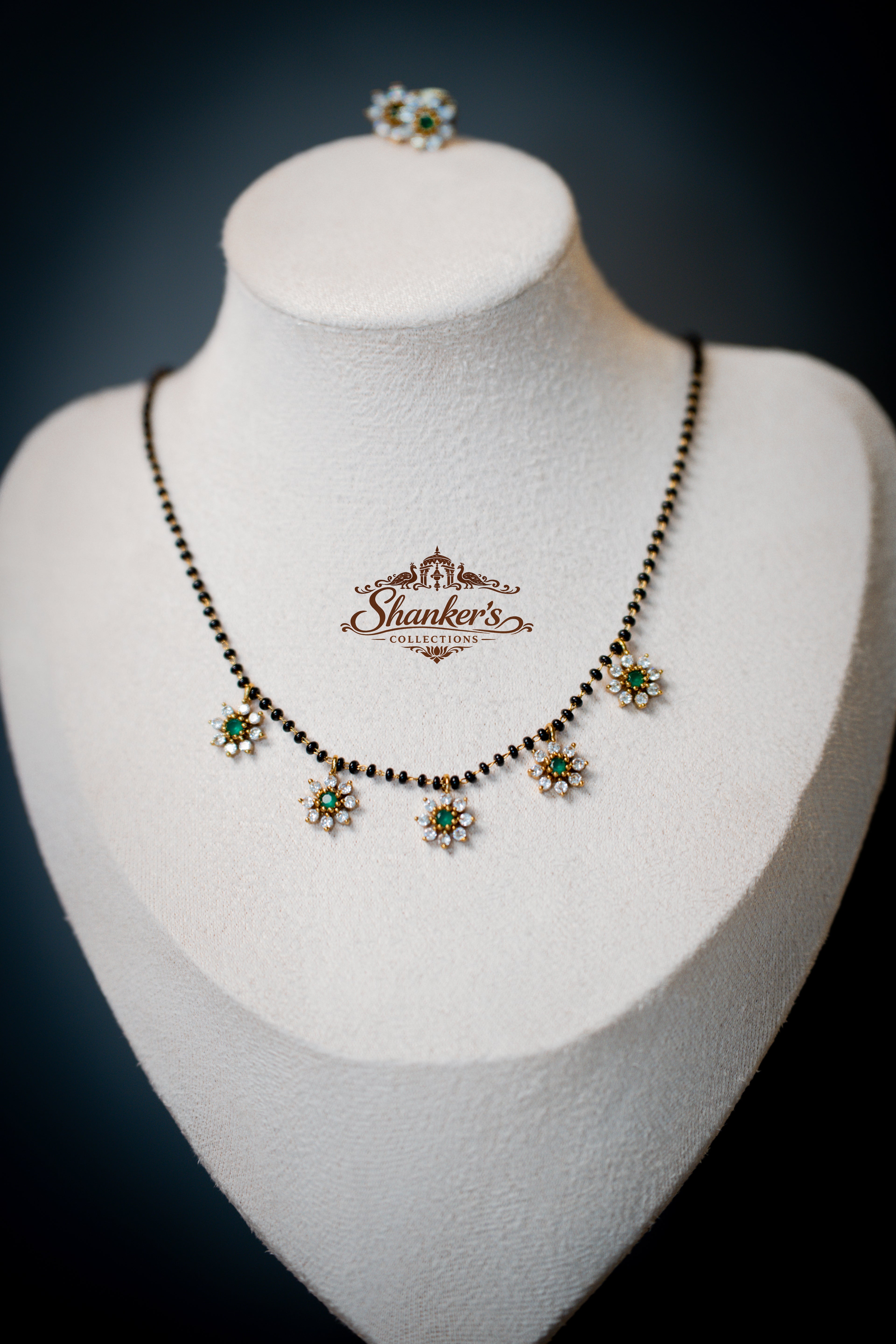 Simple Necklace with karimani beads