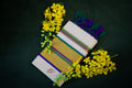 Kerala traditional Saree- Violet and Green
