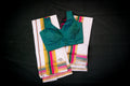 Combo - Kerala Traditional Saree and Blouse Pink and Green