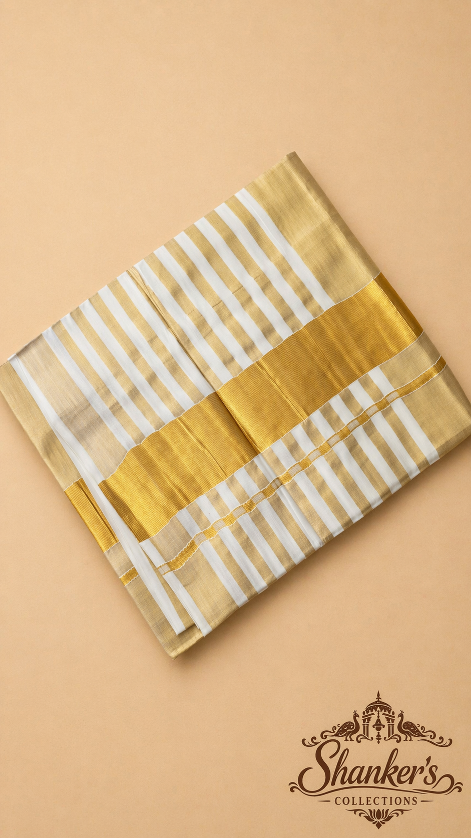 Lotus Design Kerala Traditional Saree