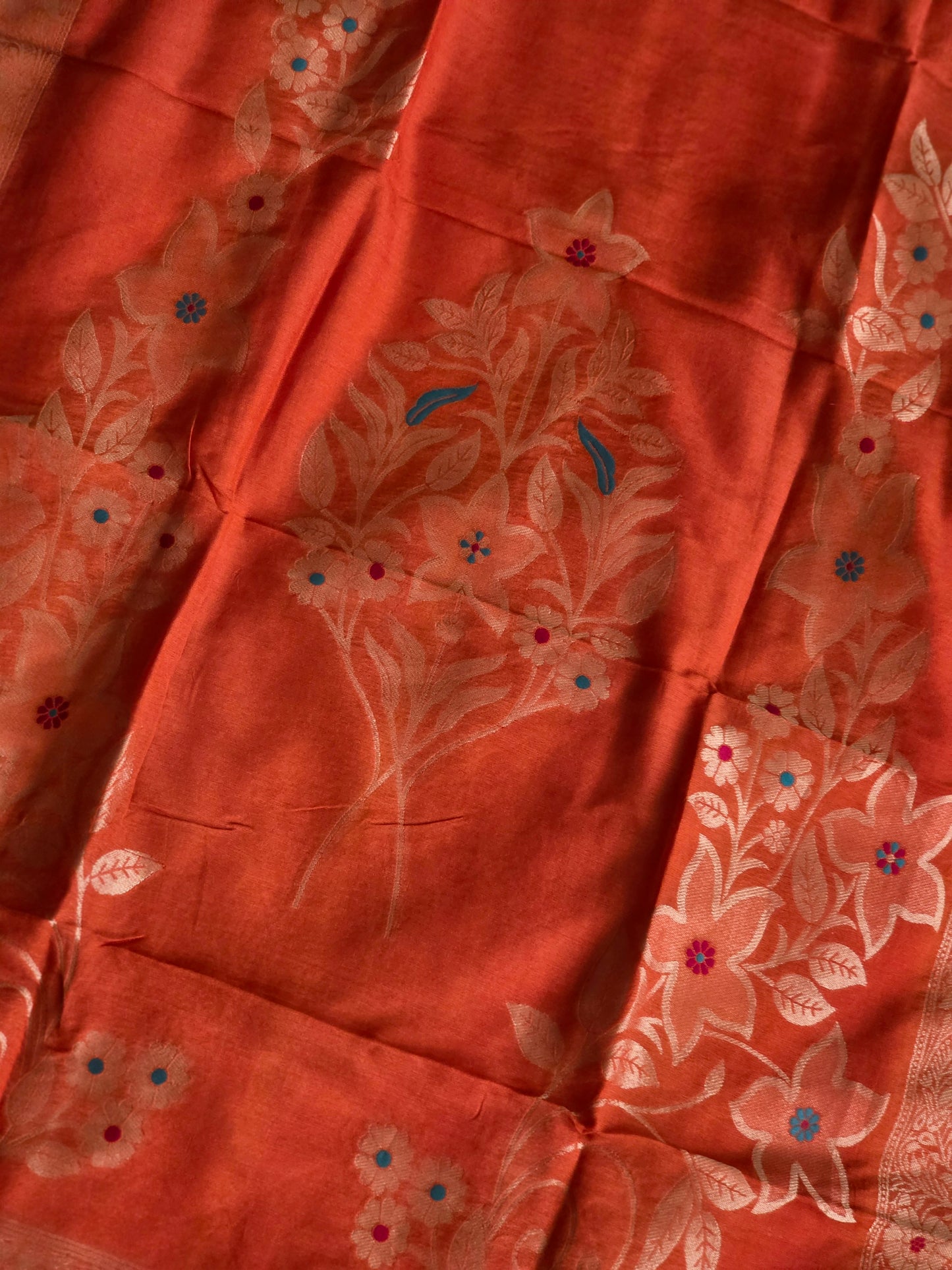 Rust orange Premium 3 piece set with embroidery