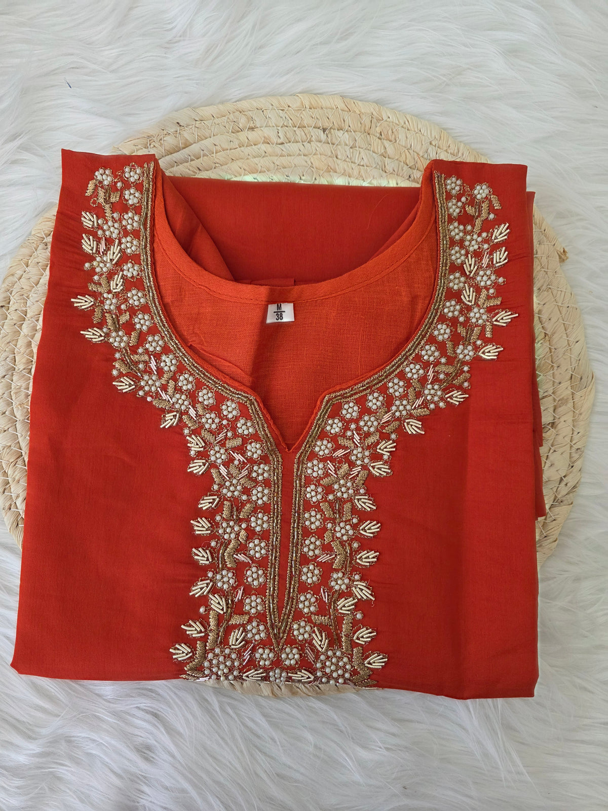 3 pieces set - rust orange