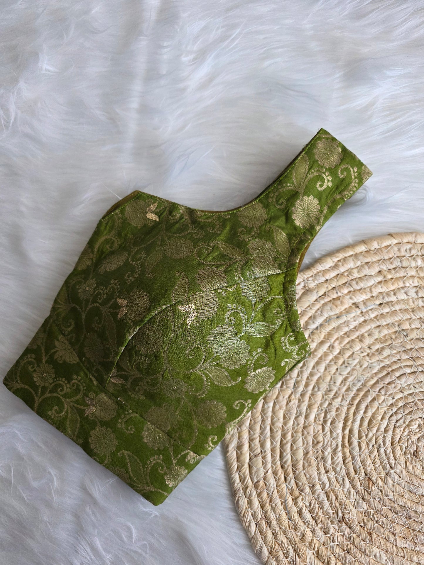 Readymade blouse - Olive Green