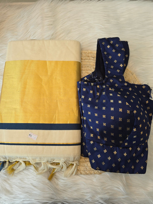 Combo kerala Saree with blouse