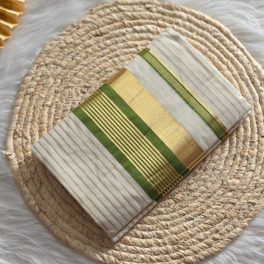 Set Mund olive green