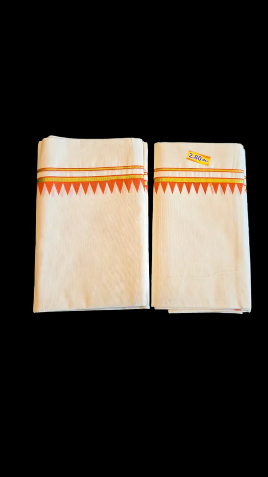 Puliyila temple border set mund