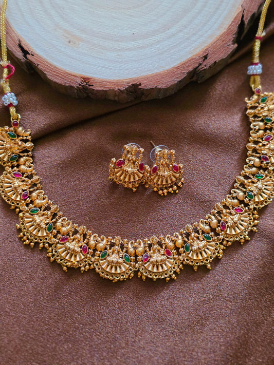 Lakshmi necklace design 2