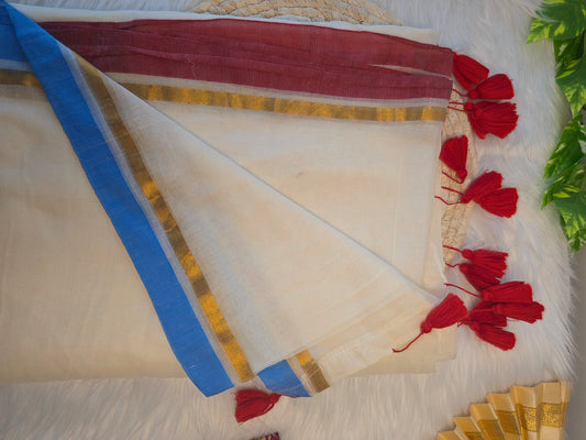 Mulcotton sarees small border