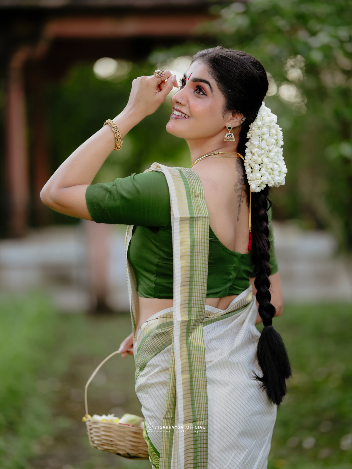 Set Mund olive green
