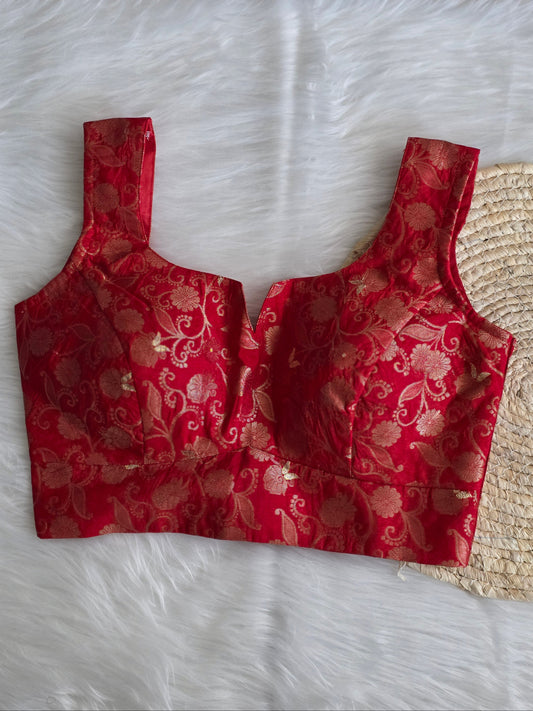 Sleeveless Blouse - Chilly Red