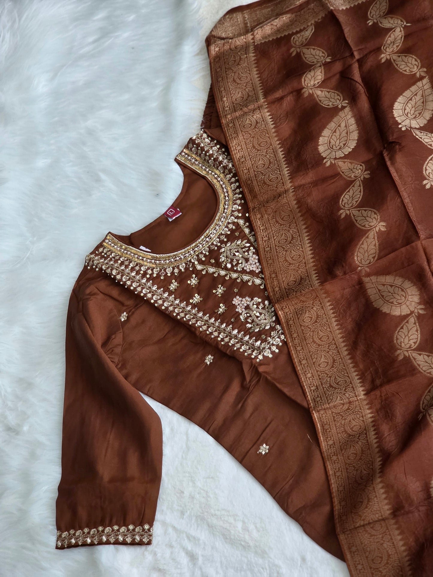 Premium brown color 3 piece set
