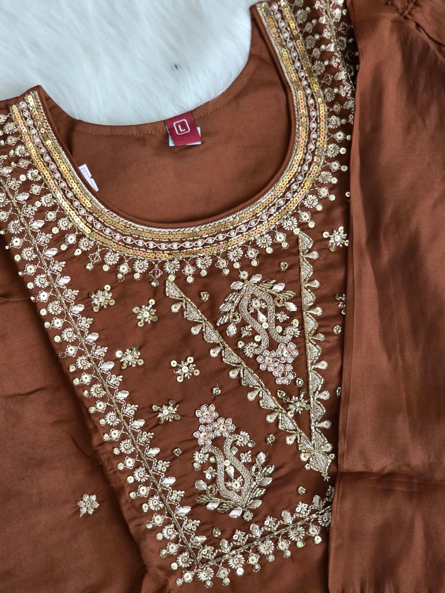 Premium brown color 3 piece set
