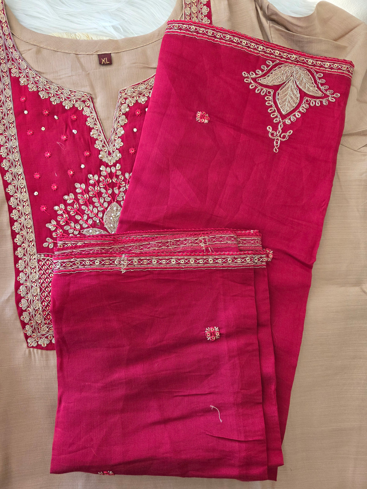 3 piece set - Meroon