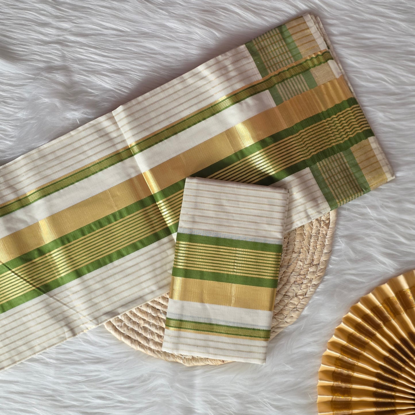 Set Mund olive green